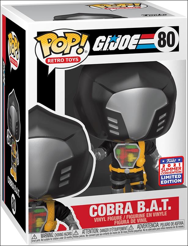 POP! Retro Toys figure 80-B Cobra B.A.T. Summer Convention Exclusive