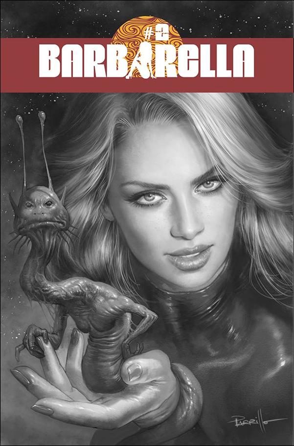 Barbarella (2021) issue 2-M Lucio Parrillo 1:25 Black & White Cover