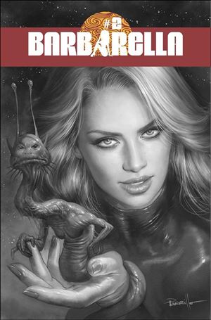 Barbarella (2021) issue 2-M Lucio Parrillo 1:25 Black & White Cover