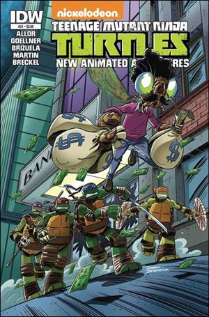 Teenage Mutant Ninja Turtles New Animated Adventures issue 21 Dario Brizuela Cover