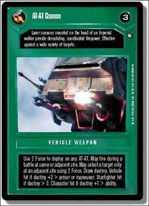 Star Wars: Hoth Limited (Base Set) card 81 AT-AT Cannon