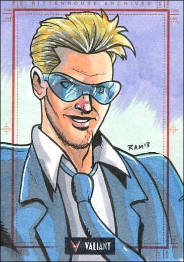 2013 Valiant Comics Preview Trading Card Set (Sketch Card Subset) card RAM-03