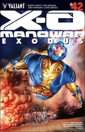 X-O Manowar (2012)  issue 42 Rafa Sandoval Cover
