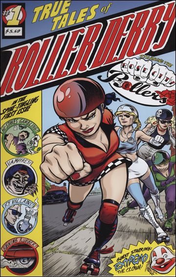 True Tales of Roller Derby issue 1-B Seamus Heffernan Cover