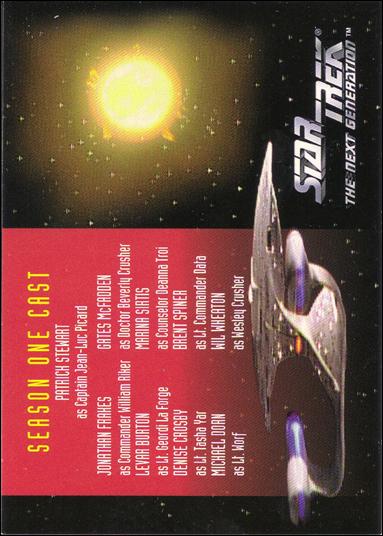 Star Trek: The Next Generation - The Episode Collection Season One (Base Set) card 90 Production Credits