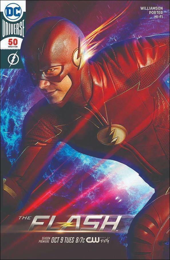 Flash (2016) issue 50-C SDCC 2018 Foil Photo Cover