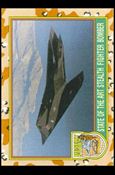 Desert Storm: Series 1 (Base Set) card 20 State of the Art Stealth Fighter Bomber