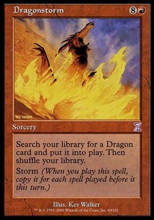 Magic the Gathering: Time Spiral (Timeshifted Subset) card 60 Dragonstorm