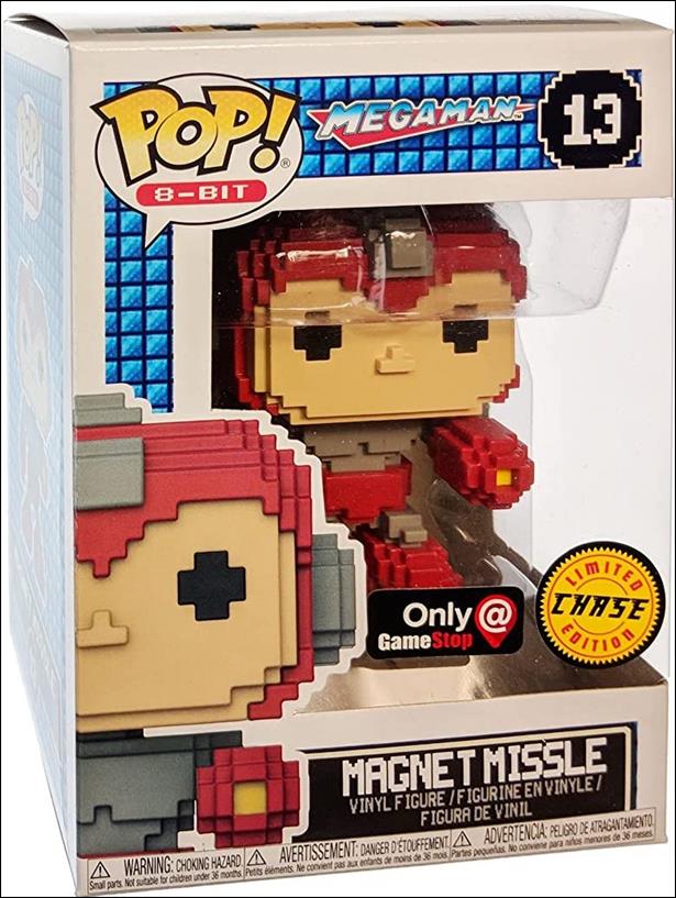 POP! 8-Bit figure 13-B Megaman Chase (Magnet Missle) GameStop Exclusive