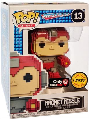 POP! 8-Bit figure 13-B Megaman Chase (Magnet Missle) GameStop Exclusive