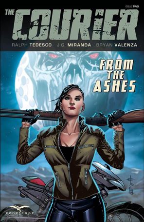 Courier: From the Ashes issue 2 Drew Edward Johnson Cover