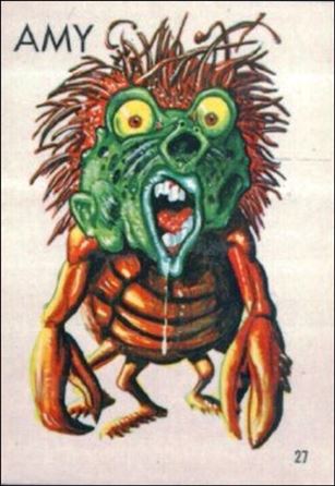 Ugly Stickers (1965) (Base Set) card 27-B Amy