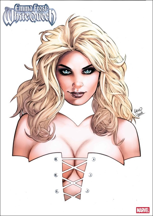 Emma Frost: The White Queen issue 1-F Greg Land 1:25 Cover