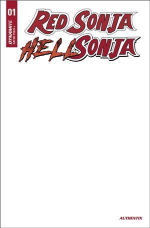 Red Sonja / Hell Sonja issue 1-F Blank Authentix Cover