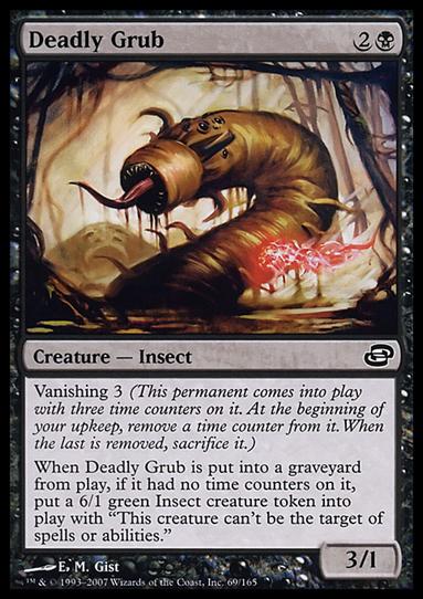 Magic the Gathering: Planar Chaos (Base Set) card 69 Deadly Grub