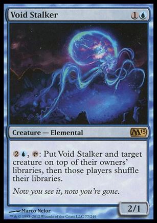 Magic the Gathering: 2013 Core Set (Base Set) card 77 Void Stalker