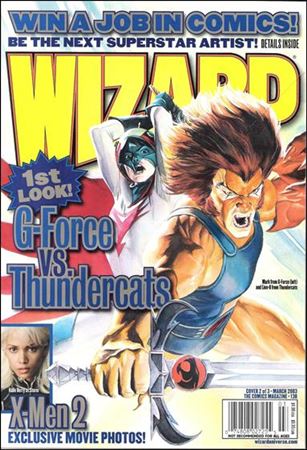 Wizard: The Comics Magazine issue 138-B Alex Ross ThunderCats/Battle of the Planets Cover