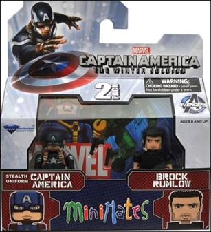 Marvel Minimates figure 164 Stealth Uniform Captain America and Brock Rumlow