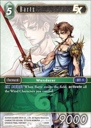 Final Fantasy Trading Card Game: Opus I (Base Set) card 080H Bartz