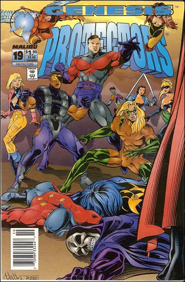 Protectors (1992) issue 19-B Newsstand Edition / Price Variant