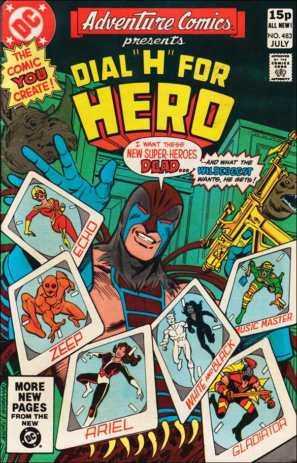 Adventure Comics (1938) issue 483-B UK Price Cover