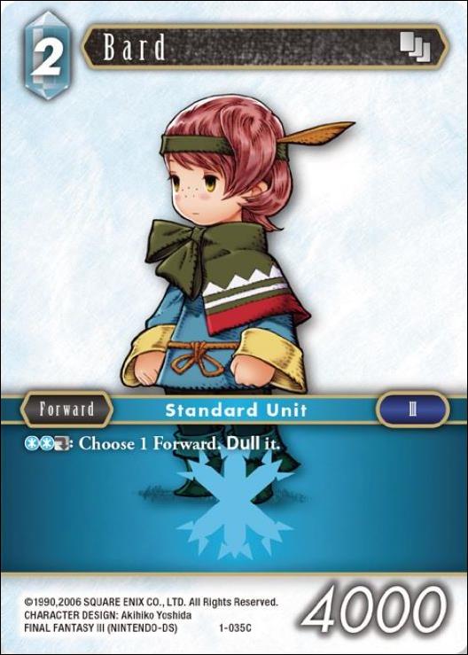 Final Fantasy Trading Card Game: Opus I (Base Set) card 035C Bard