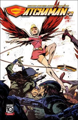 Gatchaman issue 2-B Sanford Greene Connecting Cover