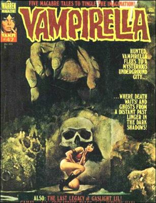 Vampirella issue 47 Enrich Torres cover painting.