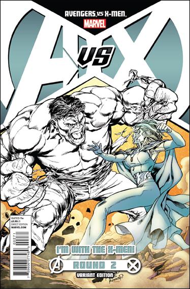 Avengers vs X-Men issue 2-F Carlo Pagulayan X-Men Team Cover