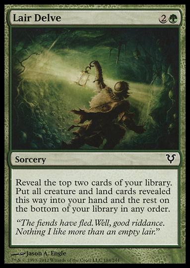 Magic the Gathering: Avacyn Restored (Base Set) card 184 Lair Delve