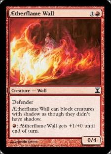 Magic the Gathering: Time Spiral (Base Set) card 142 Ætherflame Wall