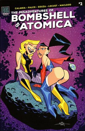 Misadventures of Bombshell and Atomica issue 2 Joel Souza Cover