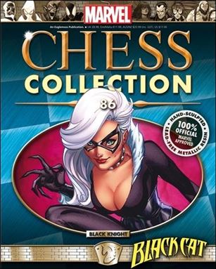 Marvel Chess Collection (UK) issue 86 Black Cat (Black Knight)