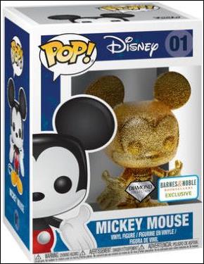 POP! Disney figure 1-E Mickey Mouse (Diamond Collection) Barnes & Noble