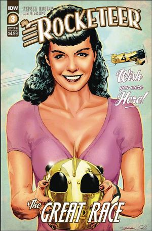 Rocketeer: The Great Race issue 3-B Stephen Mooney Cover