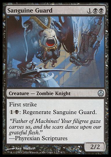 Magic the Gathering: Duel Decks: Phyrexia vs. the Coalition (Base Set) card 9 Sanguine Guard