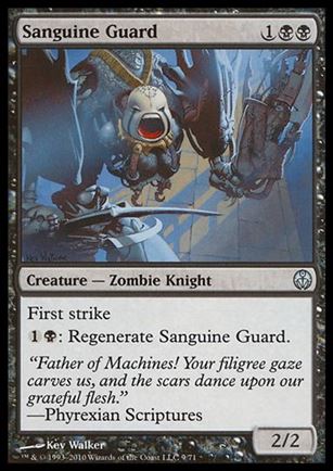 Magic the Gathering: Duel Decks: Phyrexia vs. the Coalition (Base Set) card 9 Sanguine Guard
