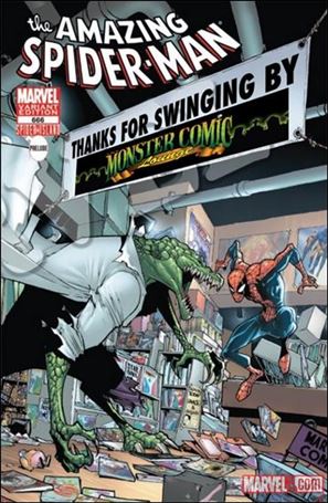 Amazing Spider-Man (1963) issue 666-TE Monster Comics Lounge Store Cover 