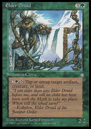 Magic the Gathering: Ice Age (Base Set) card 232 Elder Druid