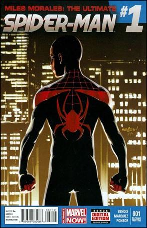 Miles Morales: Ultimate Spider-Man issue 1-D David Marquez Cover (2nd Printing)