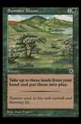 Magic the Gathering: Portal (Base Set) card 187 Summer Bloom