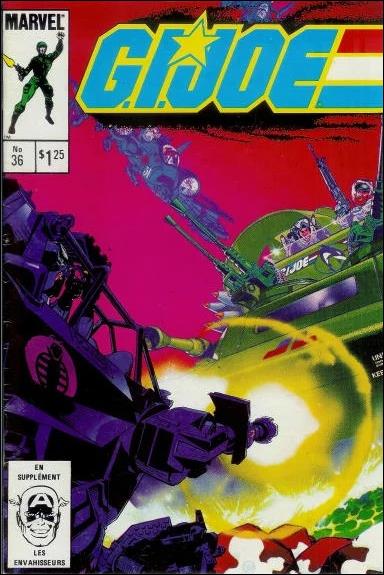 G.I. Joe: A Real American Hero issue 36-E French-Canadian Price Cover