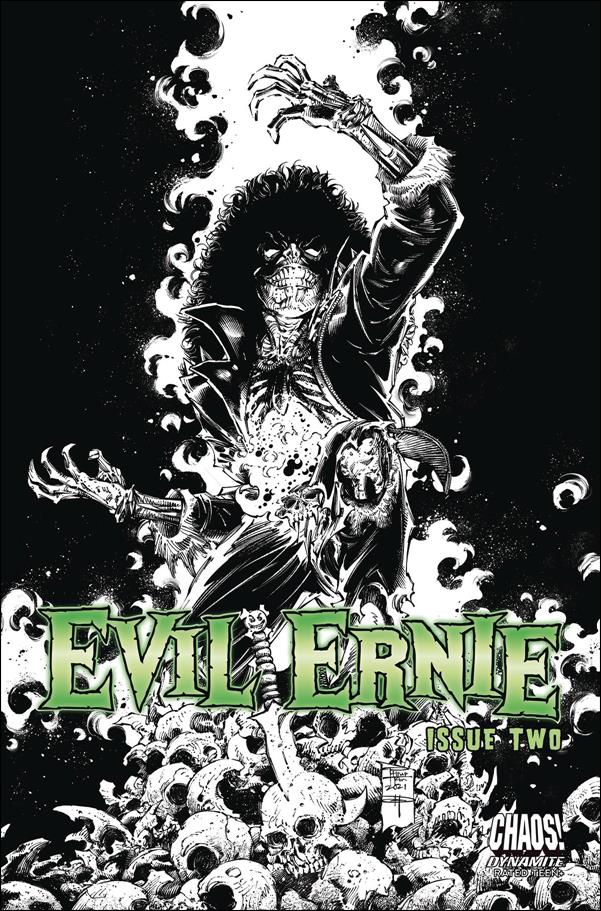 Evil Ernie (2021) issue 2-C Philip Tan 1:10 Black & White Cover