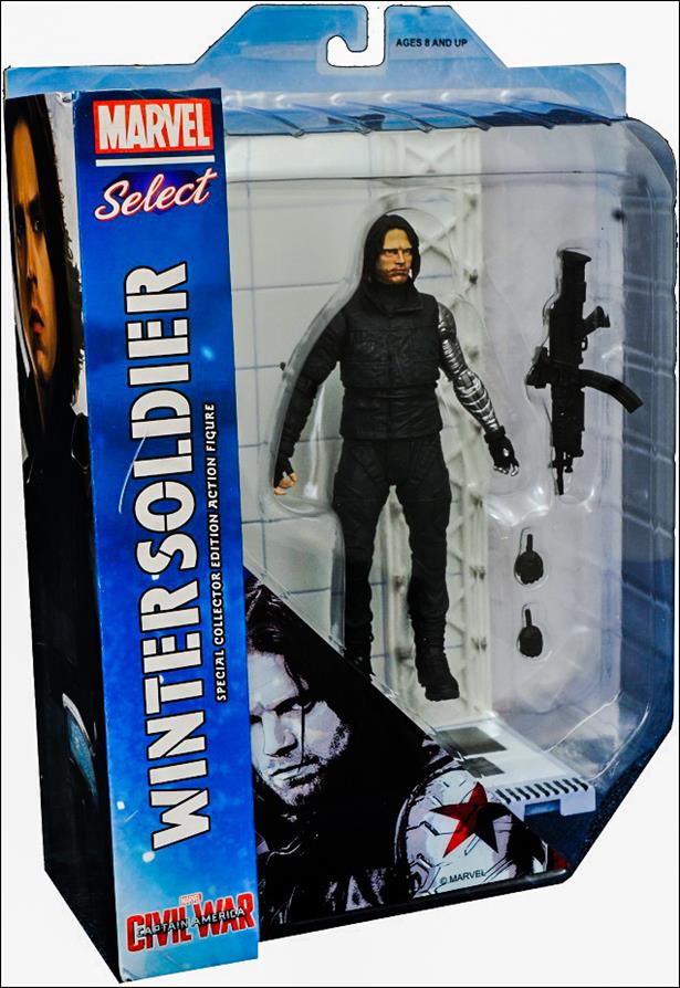 Marvel Select figure 100 Winter Soldier Civil War 