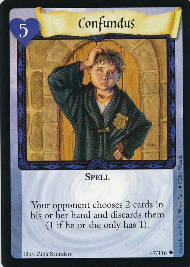Harry Potter (Base Set) card 47 Confundus