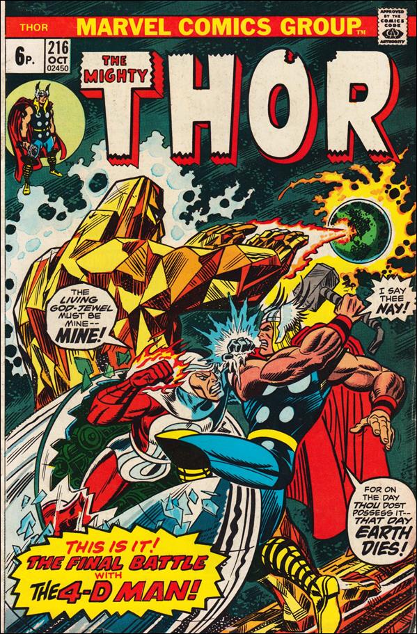 Thor (1966) issue 216-B UK Price Cover