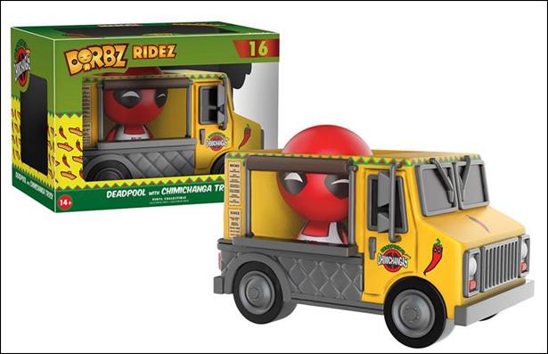Dorbz Ridez figure 16 Deadpool with Chimachanga Truck