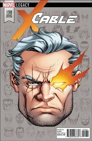 Cable (1993) issue 150-D Mike McKone 1:10 Headshot Cover
