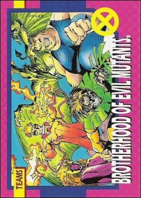 X-Men: Series 1 (Base Set) card 78 Brotherhood of Evil Mutants