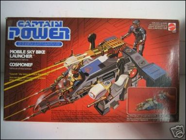 Captain Power and the Soldiers of the Future Vehicles and Playsets figure 11 Mobile Skybike Launcher
